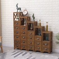 9w Solid Wood Narrow Small Cabinet American European Mini Bedside Table 30cm Bedside Table Retro Cre