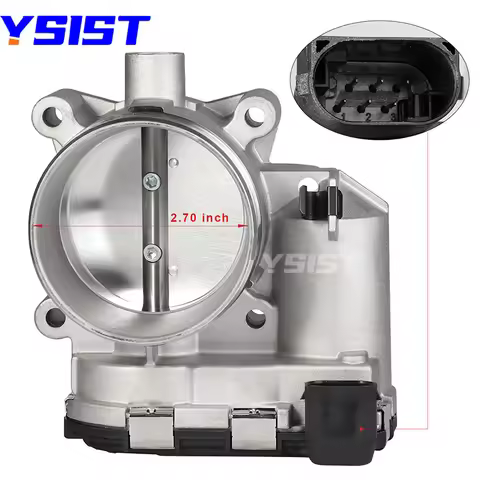 64mm Throttle Body for Volvo S60 S80 C70 V70 XC70 XC90 2.0 2.5 2.9 3.0 Air Filter 30650013 30650561 