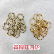 Brass Open Ring Open Ring Tail Ring Metal Connection Ring Gold Hanging Ring Jewelry diy Accessories 