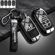 For Honda Car Key Cover Remote Key Case For Honda HRV 2022-2025 Civic RS CRV HRV Vezel Key Holder Ke
