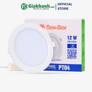 Rang Dong PT04 Round LED Downlight 7W, 9W, 12W