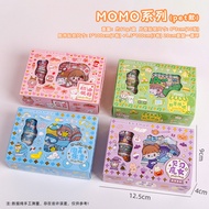 Momo Sticker Roll + 10 Pcs Sticker Sheets 2D Version Character Embossed Stickers Cute Sticking Toys 