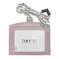 TINY'ST 優質極簡繩帶識別證吊掛  淡紫色  1個