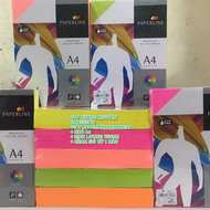 GIẤY PAPERLINE MÀU DẠ QUANG KHỔ A4-DÀY 75GSM (REAM 500 TỜ)