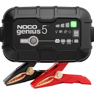 NOCO GENIUS5, 5A Smart Car Battery Charger, 6V and 12V Automotive Charger, Battery Maintainer, Trick