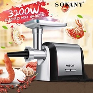 Máy xay thịt đùn thịt Sokany 3200W