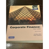 Corporate Finance The Core Second Edition Book By Jonathan Berk And Peter Demarzo