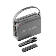 Sansui T98 Bluetooth Speaker High Power Outdoor Wireless Karaoke Machine High Quality Sound Home KTV