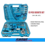 flyman tools 121pcs socket set 1/2-3/8-1/2