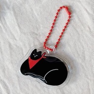 療癒黑貓 充氣捏捏吊飾