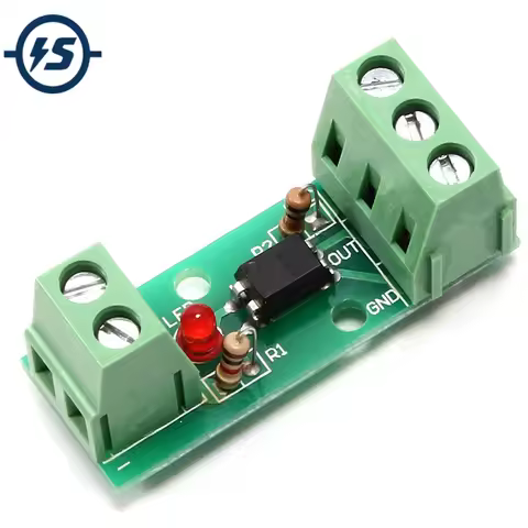 Optocoupler Isolation Module Isolated Board PC817 EL817 12V 1 Channel No Din Rail Holder PLC Process