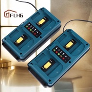 【 FLHG】 For 18-20V Rechargeable Portable Dual Ports Charger BL1860B BL1850B BL1830 BL1840B BL1860 L1