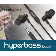 SonicGear Hyperbass Buds-1 Powerful Bass Earphones and XXL Driver With Microphone ( 2020 Version )