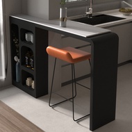 Light Luxury Bar Counter Table Home Open Kitchen Island Counter Bar Counter Balcony Leisure High Leg