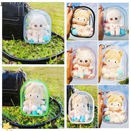 IRTJIFSSX Outdoor Bag, 10cm Doll  Transparent Storage , Gift Bag Decoration PVC Multicolor Doll Disp