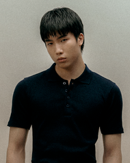 PMITH No.28 - Navy Blue Slim Fit Polo Shirt