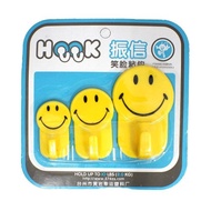 AS Kitchen Emoji Smiley Bathroom Wall Hooks (223) (3 in 1)