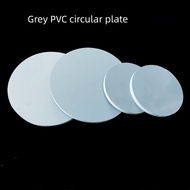 Gray PVC Round Board PVC Hard Board PVC Plastic Round Board PVC Gray Board Plastic Board 345681012mm