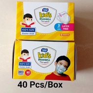 Masker Sensi Anak Kid's Duckbill Face Mask 1 Box isi 40 Pcs