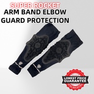 MOTORCYCLE ARM BAND ELBOW GUARD PROTECTION SUPER ROCKET ARM SLEEVE
