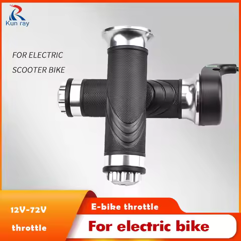 Kunray 12V-96V Universal Alloy Handlebar For Ebike Escooter Accelerator Twist High Quality Cycling T