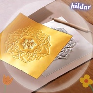 HILDAR Engraving Drawing paper, 70 micron Thick Handmade Aluminum Foil Art Paper, making DIY Engravi