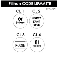 Sticler code liptint lipmate lipstick