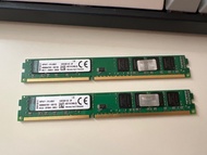 Kingston DDR3 1600 ram 8gb x2 KVR16N11/8 memory