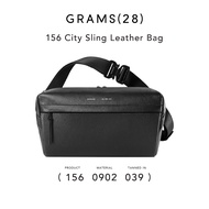 Grams(28) 156 City Sling Leather Bag