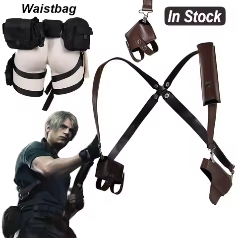 Leon Chest Strap Harness Belt Tactical Suspender Waist Belt Biohazard Game Hazard Bio Re Cosplay Cos