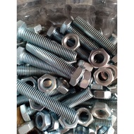 Iron bolts, hexagonal bolts, rivet bolts 10mm, 12mm, 14mm, 16mm, length from 20mm to 200mm (price/1 