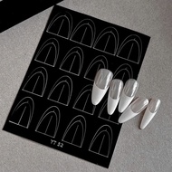 Sticker YT53,52,51- black fen,fen black Kemnail25