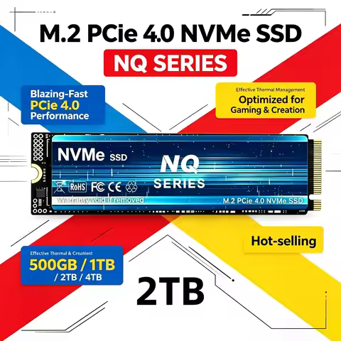 Gamers Creators 4TB NQ Series PCIe 40 NVMe M2 SSD 7300MBs Internal Storage Unleash Beast Within PC T