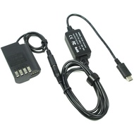 Suitable for BLK22 Fake Battery Panasonic GH6 G92 S5K External Power Cord GH5 Second Generation TYPE