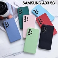 HP Samsung A33 5G Case Softcase MACARON CAMERA PROTECTION Case Samsung A33 5G Phone Case