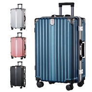 กระเป๋าเดินทาง24นิ้ว อินเทอร์เฟซ USB กระเป๋าเดินทางล้อลาก Trolley Bag วัสดุABS+PC กระเป๋าเดินทางฮาร์ดชาวเน็ตที่มีล็อครหัสผ่าน ล้อสากล กรณีรถเข็นแฟชั่น Suitcase