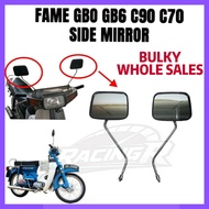 FAME GB6 C90 GBO OLD MODEL C70 SIDE MIRROR SET QUARE 8MM CERMIN SISI PETAK ADA HONDA CHOP BULKY