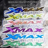 (RIGHT &Kiri) XMAX TITANIUM EMBLEM Original