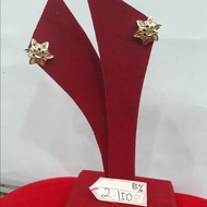 INTAN87GW6GW ANTING GIWANG PERMATA INTAN BERLIAN DIAMOND BUNGA WANITA