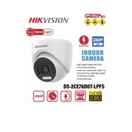 HIKVISION 2MP DS-2CE76D0T-LPFS SMART HYBRID LIGHT AUDIO FIXED TURRET CAMERA - GREATPRO
