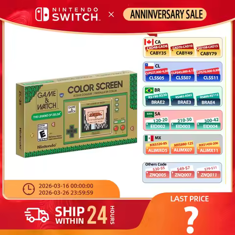 Nintendo Game  Watch The Legend of Zelda 3 Series Defining Games 2.36 inch LCD Screen Adventure