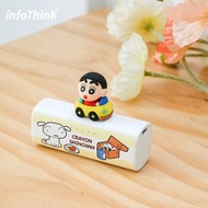 有標示wh【旅行必備】蠟筆小新美食系列口袋快充行動電源