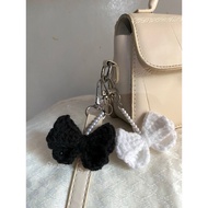 Crochet Bow Keychain