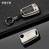 3 4 Buttons Car Key Case Cover For VW Volkswagen Golf 7 MK7 Tiguan MK2 For SEAT Ateca Leon FR 2 Ibiz