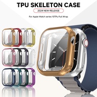 TPU Case and Screen Protector Tempered Glass Full Cover For Apple Watch 10 42mm 46mm iWatch series10