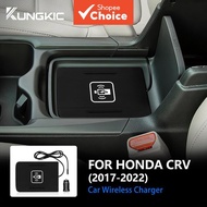 For Honda CRV  2017-2022 Wireless Charger Pad Car USB Wireless Mat Car Fast Charger Dock Pad CRV Acc