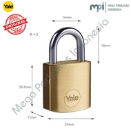 Yale Y110B 25mm Classic Series Outdoor Solid Brass Padlock