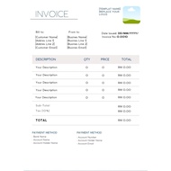 9 Invoice Template Canva Editable | Minimalist Business Invoice Bundle | Digital Download