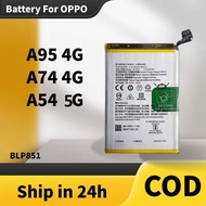 Battery Compatible For Oppo A95 4G CPH2365 / A74 4G CPH2219 / A54 5G BLP851 Bateri