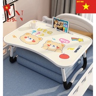 Foldable study table for sitting on the ground, hard utility study table. The table is compactly des